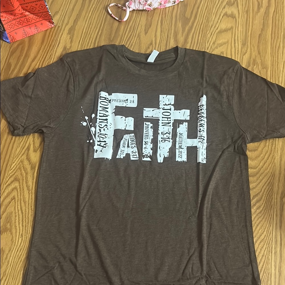 Love in Brown Faith Graphic T-Shirt